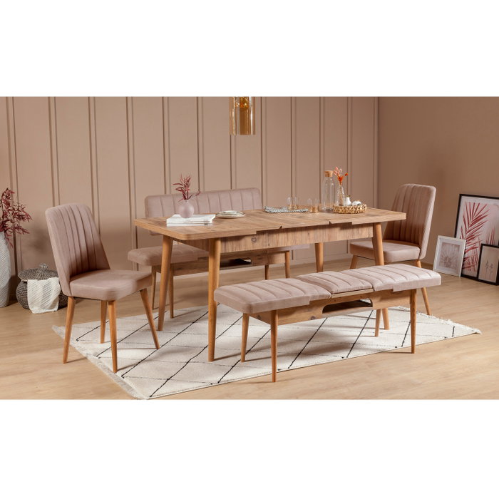 Hanah Home Vina Sandalye Atlantic Stone Hanah Home Vina Sandalye Atlantic Stone
